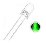 LED BL 5mm Green clear L-56BGD