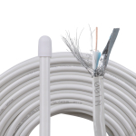 Coaxial Cable RG6 48x0.12 AL 4.8PVC 1m