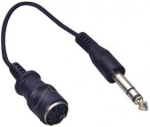 CABLE-402 5DIN Socket - 6.3mm 0.2m