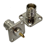 BNC FEMALE 4 Holes Flange