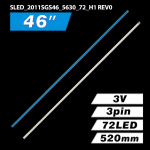 LED Backlight 2011SGS46 5630 set-2