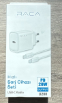 ADAPTOR USB TIP-C 5V 2A + CABLU TIP-C LA TIP-C