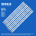 Led Backlight 42\" ROW2.0 REV 1.0 AGF78326501 SET10