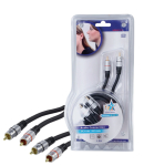 CABLE 2/2RCA 5m HQS-S3611