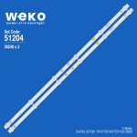 Led Backlight J.CX.D3200601-3030HS-M set2 51027