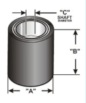 Pinch roller 15x18x4mm VP-0083