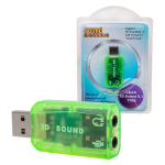 Cablu USB mascul la AUX 2x3.5 ștecăr mamă PL5663