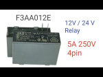 RELEU FTR-F3AA012V 12V 5A 4P