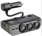 Încărcător auto 3F-2 cablu USB ES-CS4 120W