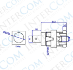 Mufă banană 4mm IC-239A