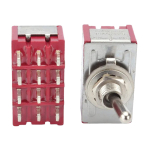 Comutator CC MTS-403R ON-OFF-ON 12 pini