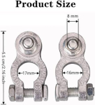 Set de borne pentru baterie auto