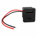 Priză; Interfon IC-266T-4 Pano USB A+ Tip TYPE-C 5Pin