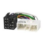 Adaptor CABLU ISO - Tranziție cablu, conector pentru autoturism HYNDAI, DAEWOO la mufă euro standard (ISO) mascul