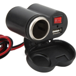 CABLU USB PENTRU ÎNCĂRCAREA UNEI BRICHETE DE MOTOCICLETĂ - Încărcător Motocicletă USB Priză DC12-45V