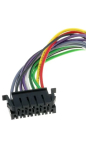 Conector auto cu fire pentru receptoare radio de tip panou JVC KD GT 5 R, GT 7, KS RT 75 R