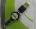 CABLU-160 USB-A RETRAC Mini USB 4 pini 1.2m