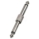 Adaptor jack mono 6.3 mm mascul - jack mono 6.3 mm mascul, corp metalic