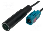 Adaptor de antenă Fakra la DIN. Potrivit pentru Audi, Fiat, Ford, Mercedes, Peugeot, Seat, Škoda, VW ZRS-FAKRA-DIN