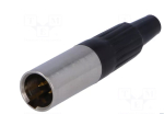 Mufă MXLR-3W 3 pini CANON MINI Masculă