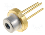 Diodă HLDP-650-A501 TO-18: laser; 650nm; 7mW; 8/33;THT; Pas: 2mm