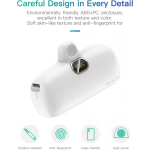 Baterie externă compactă PD20W LS-IP Lightning 5.000 mAh - Alb
