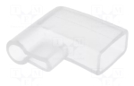 ST-115-OKZ Terminals cover; angled 90°; for push-on 6.3mm connectors; PVC  Manufacturer part number:E10KN-01070400201