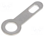 STO-M3 Tip: solder lug ring; 0.5mm; M3; Ø: 3.2mm; screw; straight Manufacturer part number:60-2803-11/0031